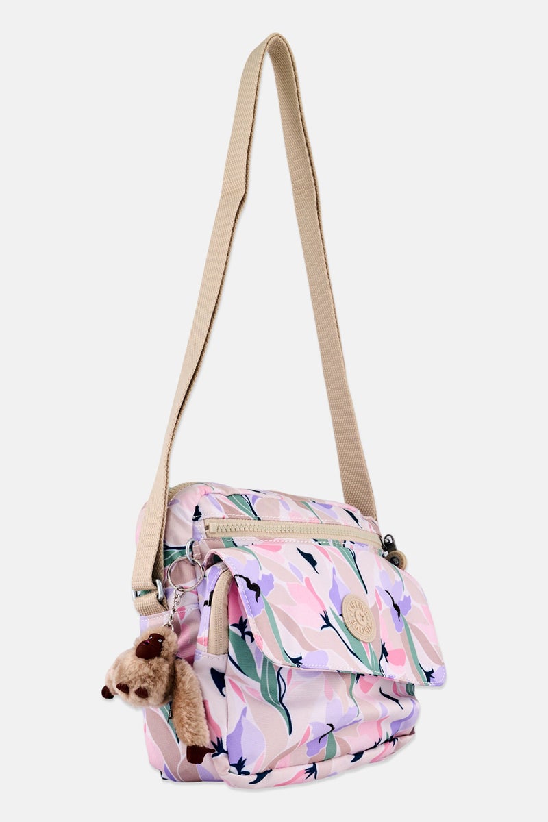 kipling Women Allover Print Zia Cross Body Bag, Multicolor - Image 3